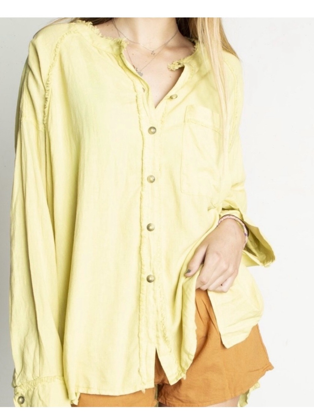 Free People top S oversized